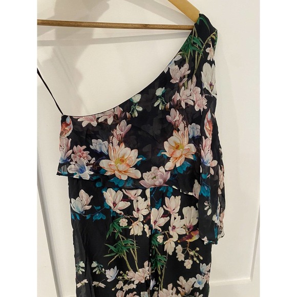 Slate & Willow Womens Hudson Floral Maxi Dress Black Green Pink Size 2 10854216 - Picture 4 of 8